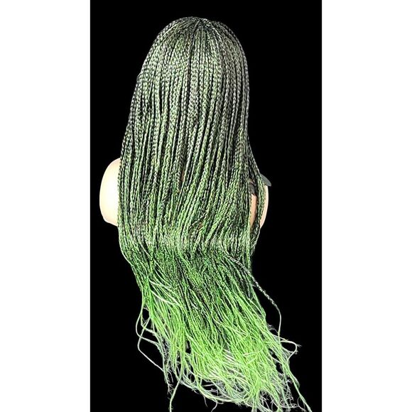 Braided wig 100% handmade, ombre wig, NWT exotic colors absolutely beautiful - Picture 3 of 10